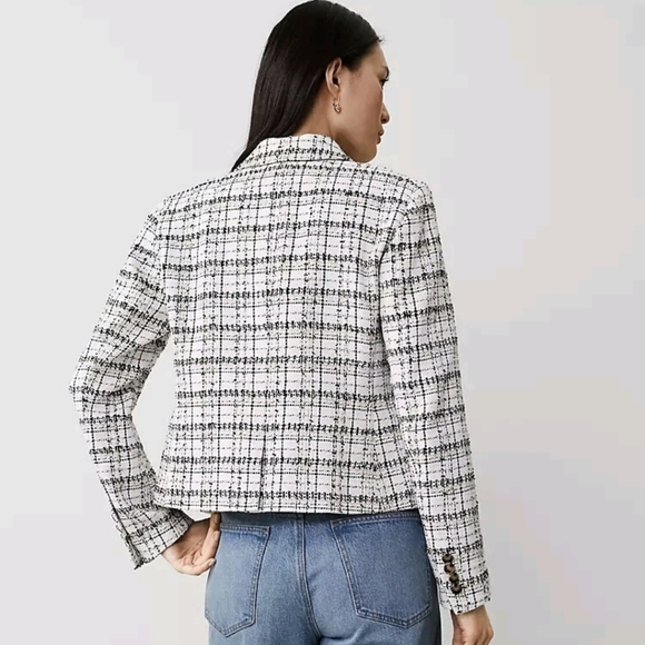 NWT ANN TAYLOR TWEED BLAZER - Picture 3 of 3